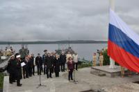 Флагшток «Знамя Победы» установлен на мысе Алыш в Североморске